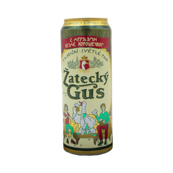 Zatecky Gus пиво светлое 4.4%