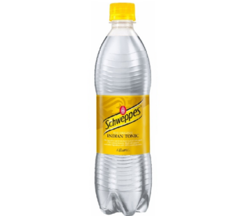 Schweppes Indian Tonic газированный напиток лимон 0.85 л