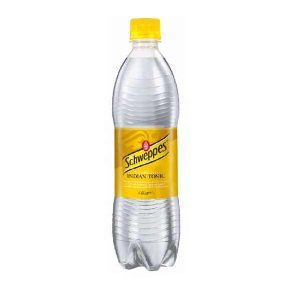 Schweppes Indian Tonic газированный напиток лимон 0.85 л